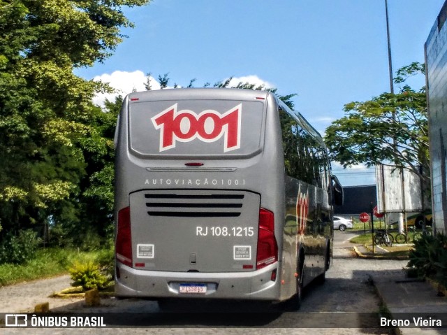 Auto Viação 1001 RJ 108.1215 na cidade de Campos dos Goytacazes, Rio de Janeiro, Brasil, por Breno Vieira. Número da foto: #9707576.
