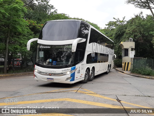 Auto Viação Catarinense 3719 na cidade de São Paulo, São Paulo, Brasil, por JULIO SILVA. ID da foto: 9708081.