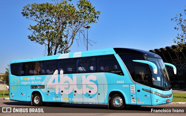 4bus - Cooperativa de Transporte Rodoviário de Passageiros Serviços e Tecnologia - Buscoop 2022 na cidade de Florianópolis, Santa Catarina, Brasil, por Francisco Ivano. ID da foto: 9707607.