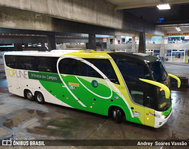 Expresso Princesa dos Campos 6337 na cidade de Curitiba, Paraná, Brasil, por Andrey  Soares Vassão. Número da foto: #9704630.