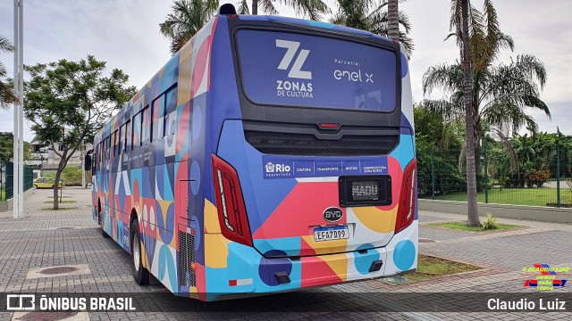 Transportes Paranapuan 10201 na cidade de Rio de Janeiro, Rio de Janeiro, Brasil, por Claudio Luiz. ID da foto: 9707160.