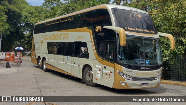 Auto Viação Gadotti 3800 na cidade de São Paulo, São Paulo, Brasil, por Espedito de Brito Gomes. ID da foto: 9707798.