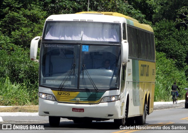 Empresa Gontijo de Transportes 12155 na cidade de Itajuípe, Bahia, Brasil, por Gabriel Nascimento dos Santos. Número da foto: #9705109.