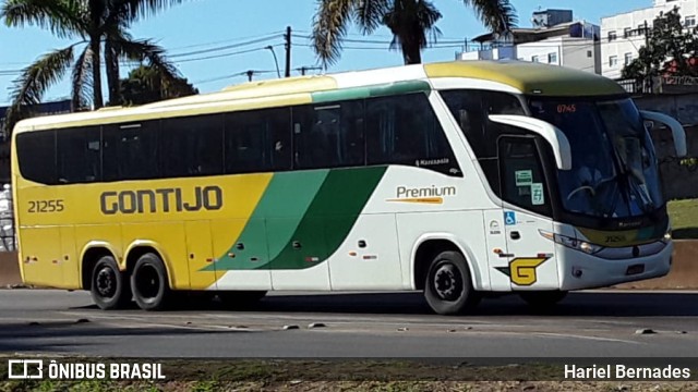 Empresa Gontijo de Transportes 21255 na cidade de Betim, Minas Gerais, Brasil, por Hariel Bernades. ID da foto: 9706023.