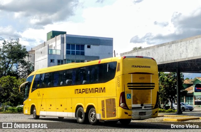 Viação Itapemirim 60019 na cidade de Campos dos Goytacazes, Rio de Janeiro, Brasil, por Breno Vieira. ID da foto: 9707545.