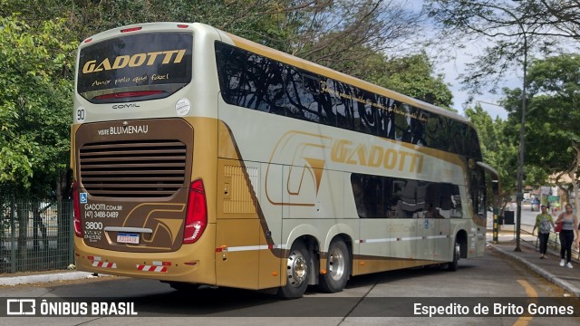 Auto Viação Gadotti 3800 na cidade de São Paulo, São Paulo, Brasil, por Espedito de Brito Gomes. Número da foto: #9707821.