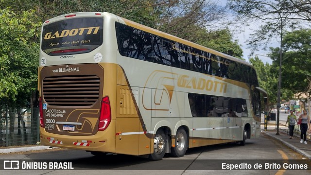 Auto Viação Gadotti 3800 na cidade de São Paulo, São Paulo, Brasil, por Espedito de Brito Gomes. ID da foto: 9707821.