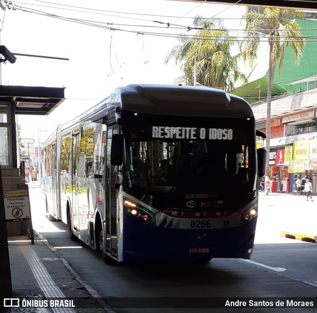 Next Mobilidade - ABC Sistema de Transporte 8266 na cidade de São Bernardo do Campo, São Paulo, Brasil, por Andre Santos de Moraes. ID da foto: 9705726.