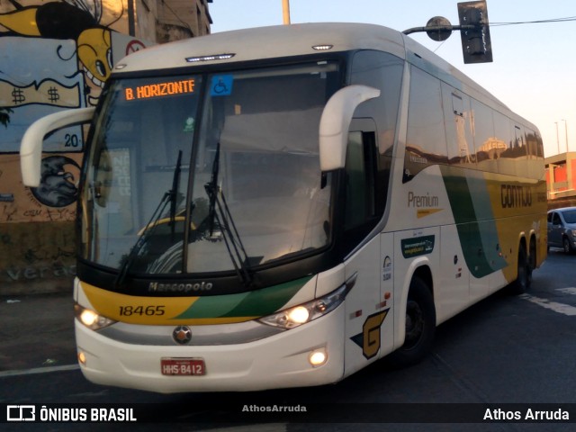 Empresa Gontijo de Transportes 18465 na cidade de Belo Horizonte, Minas Gerais, Brasil, por Athos Arruda. ID da foto: 9709831.