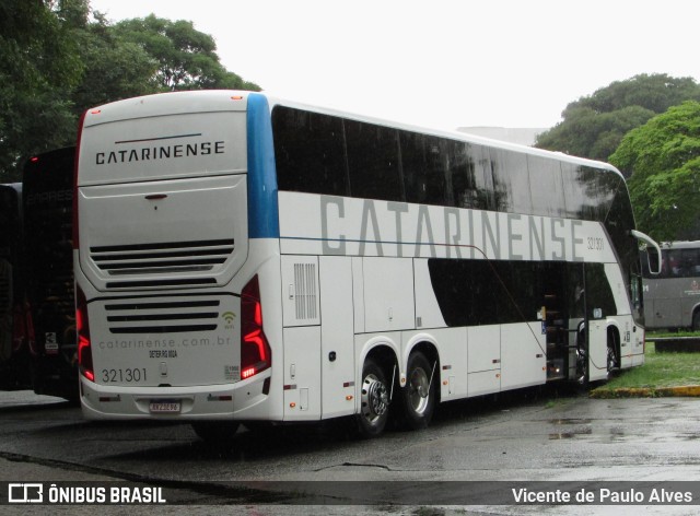 Auto Viação Catarinense 321301 na cidade de São Paulo, São Paulo, Brasil, por Vicente de Paulo Alves. Número da foto: #9709077.