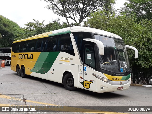 Empresa Gontijo de Transportes 18450 na cidade de São Paulo, São Paulo, Brasil, por JULIO SILVA. ID da foto: 9708492.