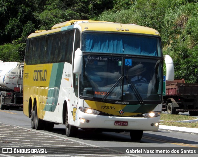 Empresa Gontijo de Transportes 17335 na cidade de Itajuípe, Bahia, Brasil, por Gabriel Nascimento dos Santos. Número da foto: #9709207.