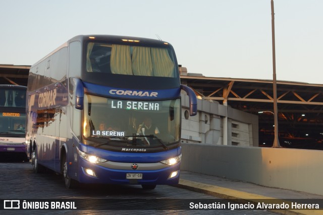 Cormar Bus 144 na cidade de Santiago, Santiago, Metropolitana de Santiago, Chile, por Sebastián Ignacio Alvarado Herrera. Número da foto: #9709781.