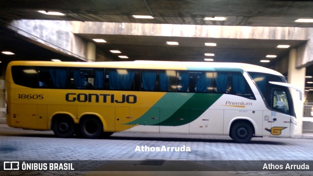 Empresa Gontijo de Transportes 18605 na cidade de Belo Horizonte, Minas Gerais, Brasil, por Athos Arruda. ID da foto: 9709877.