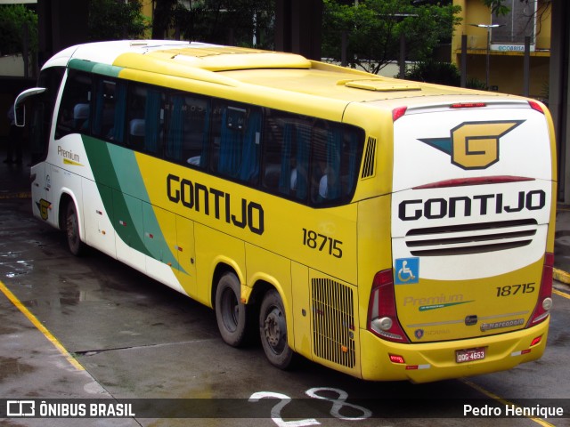 Empresa Gontijo de Transportes 18715 na cidade de Ribeirão Preto, São Paulo, Brasil, por Pedro Henrique. Número da foto: #9710112.