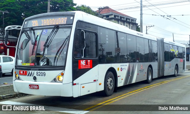 Next Mobilidade - ABC Sistema de Transporte 8209 na cidade de São Paulo, São Paulo, Brasil, por Italo Matheus. ID da foto: 9710853.