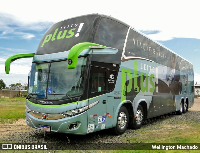 Viação Garcia 88077 na cidade de Canoas, Rio Grande do Sul, Brasil, por Wellington Machado. Número da foto: #9708775.