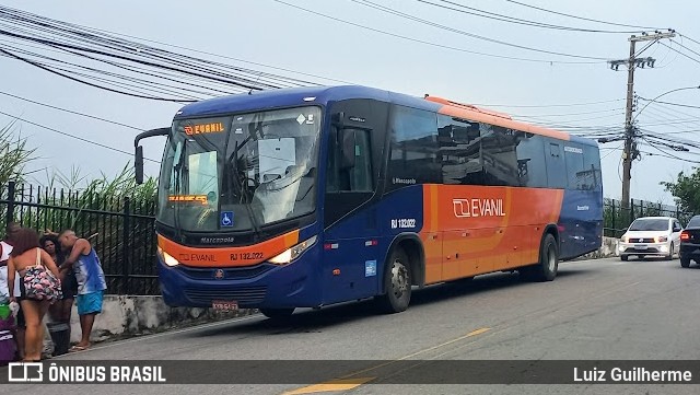 Evanil Transportes e Turismo RJ 132.022 na cidade de Rio de Janeiro, Rio de Janeiro, Brasil, por Luiz Guilherme. ID da foto: 9710533.