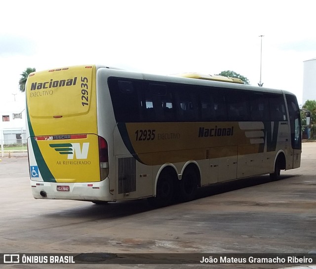 Viação Nacional 12935 na cidade de Goiânia, Goiás, Brasil, por João Mateus Gramacho Ribeiro. ID da foto: 9710867.