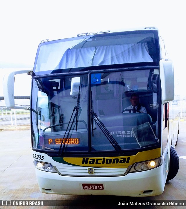 Viação Nacional 12935 na cidade de Goiânia, Goiás, Brasil, por João Mateus Gramacho Ribeiro. Número da foto: #9710815.