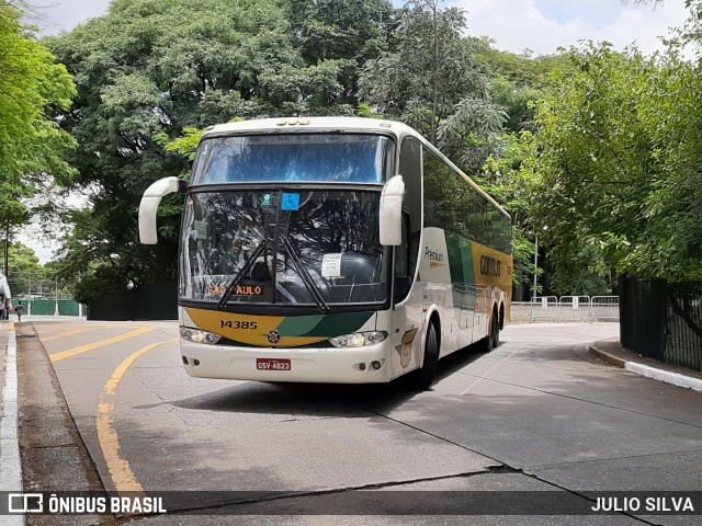 Empresa Gontijo de Transportes 14385 na cidade de São Paulo, São Paulo, Brasil, por JULIO SILVA. ID da foto: 9708534.