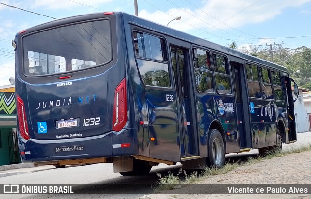 Jundiá Transportadora Turistica 1232 na cidade de Mairinque, São Paulo, Brasil, por Vicente de Paulo Alves. ID da foto: 9708803.