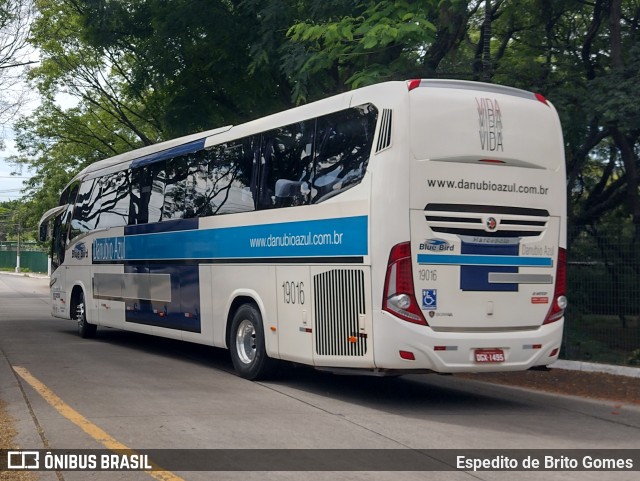 VIDA - Viação Danúbio Azul 19016 na cidade de São Paulo, São Paulo, Brasil, por Espedito de Brito Gomes. Número da foto: #9709375.