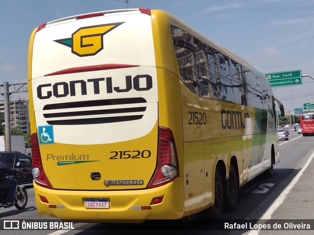 Empresa Gontijo de Transportes 21520 na cidade de São Paulo, São Paulo, Brasil, por Rafael Lopes de Oliveira. Número da foto: #9623167.