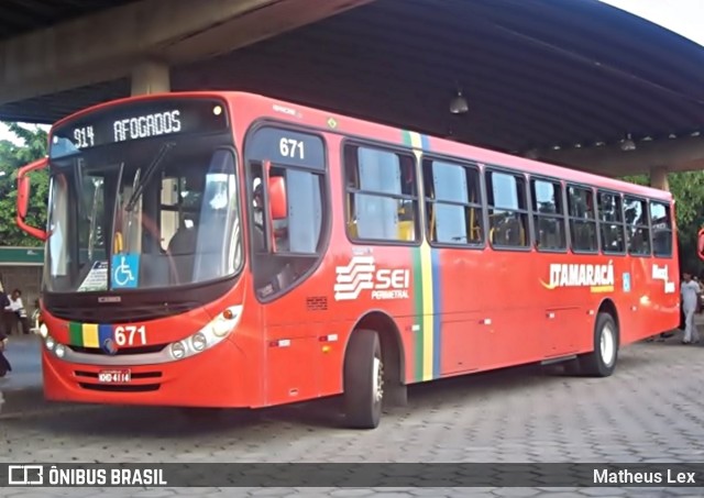 Itamaracá Transportes 671 na cidade de Olinda, Pernambuco, Brasil, por Matheus Lex. Número da foto: #9625462.