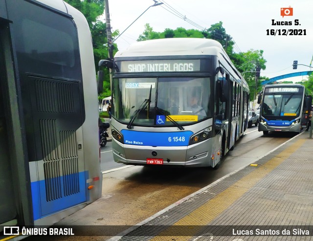 Viação Grajaú S.A. 6 1548 na cidade de São Paulo, São Paulo, Brasil, por Lucas Santos da Silva. Número da foto: #9623022.
