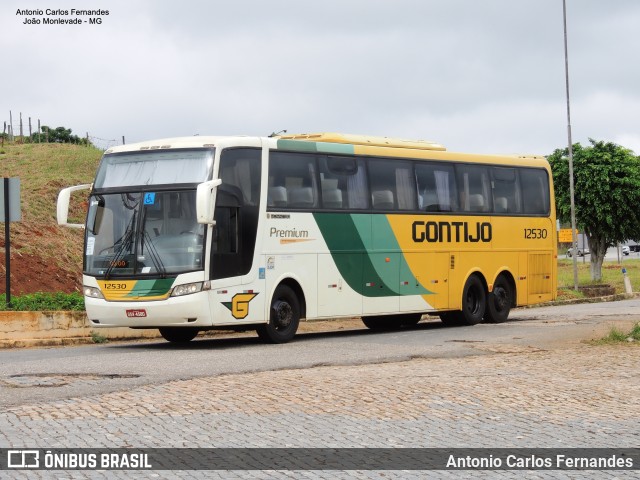 Empresa Gontijo de Transportes 12530 na cidade de João Monlevade, Minas Gerais, Brasil, por Antonio Carlos Fernandes. ID da foto: 9623709.