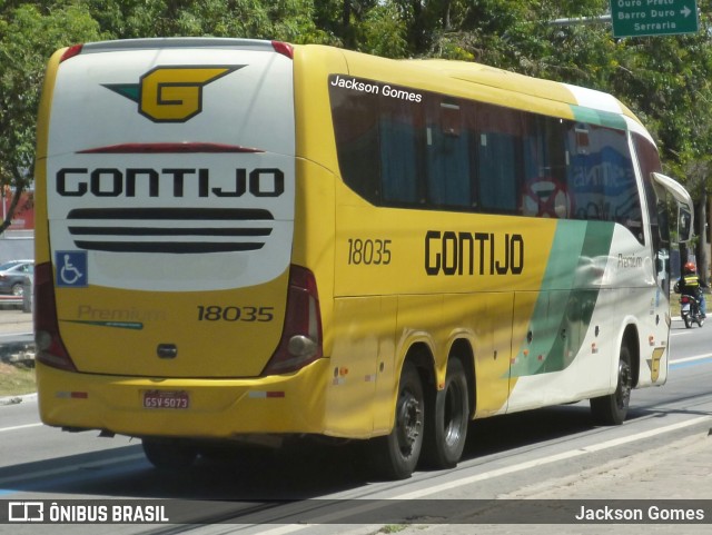 Empresa Gontijo de Transportes 18035 na cidade de Maceió, Alagoas, Brasil, por Jackson Gomes. Número da foto: #9623819.