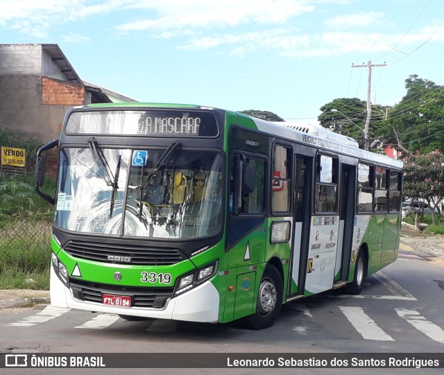 VB Transportes e Turismo 3319 na cidade de Campinas, São Paulo, Brasil, por Leonardo Sebastiao dos Santos Rodrigues. Número da foto: #9625749.