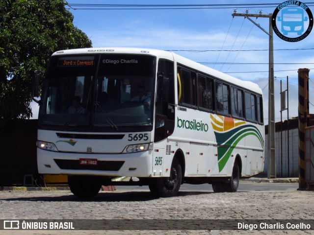 Expresso Brasileiro 5695 na cidade de Vitória da Conquista, Bahia, Brasil, por Diego Charlis Coelho. ID da foto: 9624484.