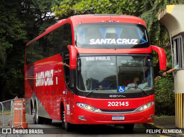 Viação Santa Cruz 202145 na cidade de São Paulo, São Paulo, Brasil, por FELIPE ALMEIDA. Número da foto: #9623617.