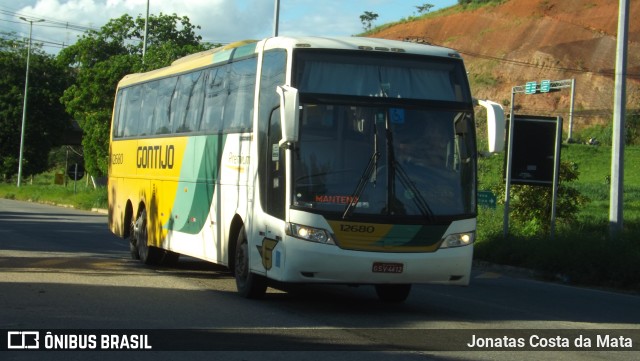 Empresa Gontijo de Transportes 12680 na cidade de Governador Valadares, Minas Gerais, Brasil, por Jonatas Costa da Mata. ID da foto: 9623749.