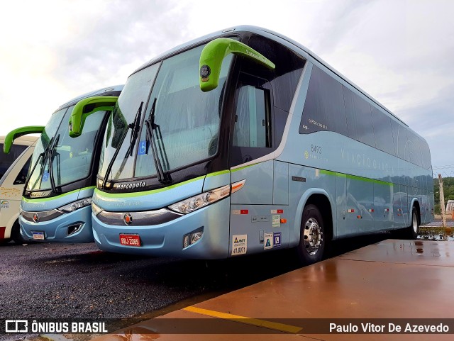 Viação Garcia 8493 na cidade de Ribeirão Preto, São Paulo, Brasil, por Paulo Vitor De Azevedo. Número da foto: #9625090.