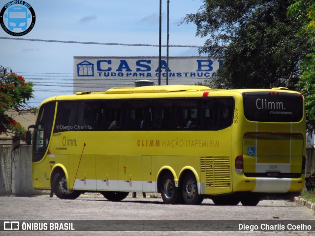 Viação Itapemirim 8869 na cidade de Vitória da Conquista, Bahia, Brasil, por Diego Charlis Coelho. Número da foto: #9624572.