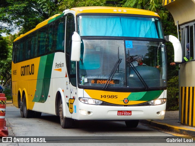 Empresa Gontijo de Transportes 14985 na cidade de São Paulo, São Paulo, Brasil, por Gabriel Leal. ID da foto: 9624871.