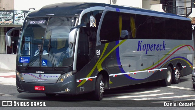 Kopereck Turismo 770 na cidade de Balneário Camboriú, Santa Catarina, Brasil, por Daniel Cezari. ID da foto: 9623786.