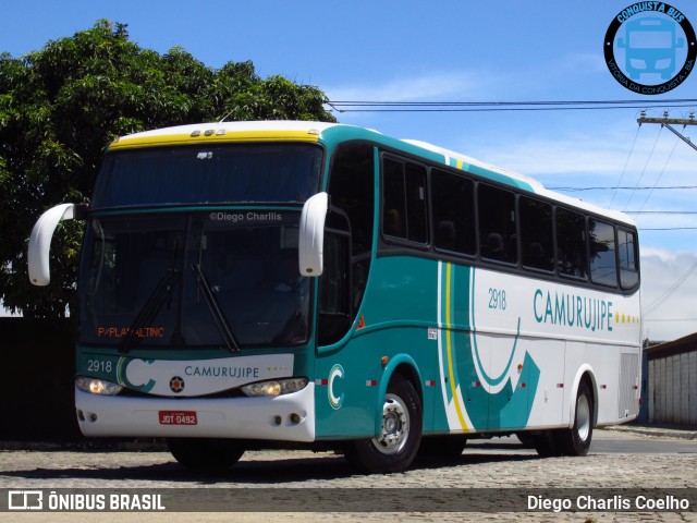 Auto Viação Camurujipe 2918 na cidade de Vitória da Conquista, Bahia, Brasil, por Diego Charlis Coelho. ID da foto: 9624495.