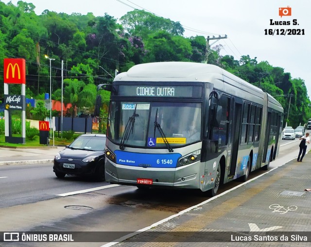 Viação Grajaú S.A. 6 1540 na cidade de São Paulo, São Paulo, Brasil, por Lucas Santos da Silva. Número da foto: #9623038.