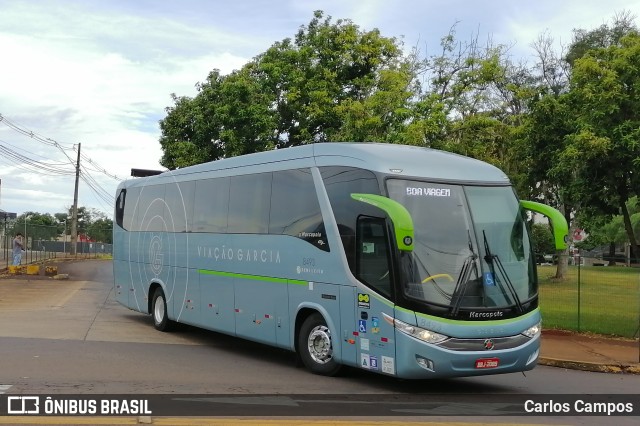 Viação Garcia 8493 na cidade de Cascavel, Paraná, Brasil, por Carlos Campos. Número da foto: #9624503.
