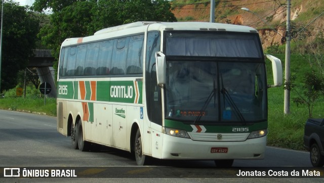 Empresa Gontijo de Transportes 21135 na cidade de Governador Valadares, Minas Gerais, Brasil, por Jonatas Costa da Mata. ID da foto: 9623736.