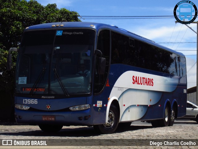 Viação Salutaris e Turismo 13966 na cidade de Vitória da Conquista, Bahia, Brasil, por Diego Charlis Coelho. Número da foto: #9624436.