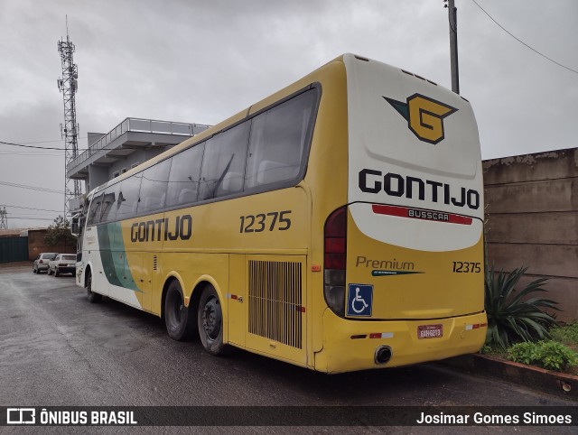 Empresa Gontijo de Transportes 12375 na cidade de Minas Novas, Minas Gerais, Brasil, por Josimar Gomes Simoes. ID da foto: 9623091.