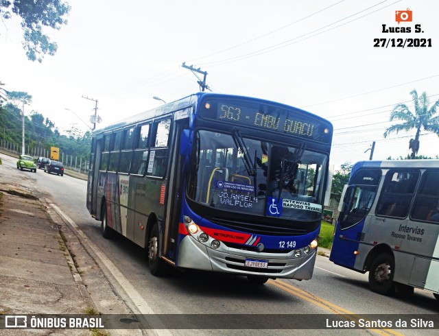 Auto Viação Bragança Metropolitana > Viação Raposo Tavares 12.149 na cidade de Embu-Guaçu, São Paulo, Brasil, por Lucas Santos da Silva. Número da foto: #9626107.