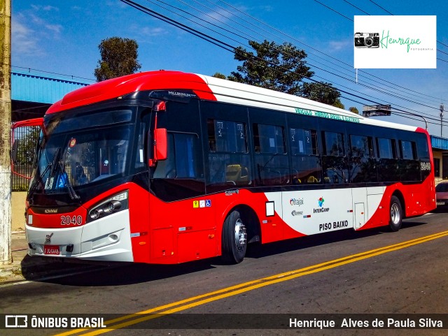 Itajaí Transportes Coletivos 2040 na cidade de Campinas, São Paulo, Brasil, por Henrique Alves de Paula Silva. ID da foto: 9626341.