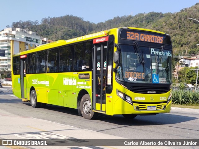 Viação Pendotiba 2.1.105 na cidade de Niterói, Rio de Janeiro, Brasil, por Carlos Alberto de Oliveira Júnior. Número da foto: #9624490.