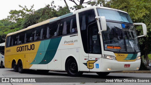 Empresa Gontijo de Transportes 21065 na cidade de São Paulo, São Paulo, Brasil, por José Vitor Oliveira Soares. ID da foto: 9626182.